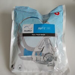 ResMed AirFit F20 Full Face Mask - Blue and White